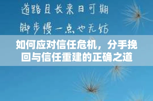 如何应对信任危机，分手挽回与信任重建的正确之道