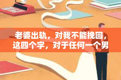 老婆出轨，对我不能挽回，这四个字，对于任何一个男人来说，都是一场无法言说的痛。我曾经以为，婚姻是爱情的港湾，是彼此依靠的避风港，然而，现实却给了我一记响亮的耳光。今天，我想和大家聊聊这个沉重的话题，希望能给那些正在经历或即将经历类似痛苦的人一些安慰和启示。