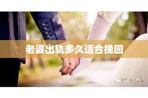 老婆出轨多久适合挽回
