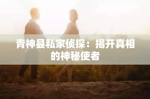 青神县私家侦探：揭开真相的神秘使者
