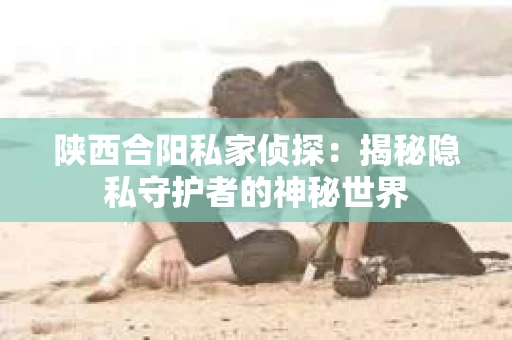 陕西合阳私家侦探：揭秘隐私守护者的神秘世界
