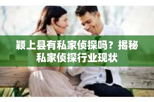 颖上县有私家侦探吗？揭秘私家侦探行业现状