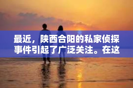 最近，陕西合阳的私家侦探事件引起了广泛关注。在这个信息爆炸的时代，隐私保护显得尤为重要。今天，我们就来聊聊这个事件，看看它背后的一些故事。