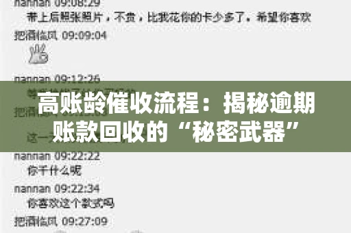 高账龄催收流程：揭秘逾期账款回收的“秘密武器”