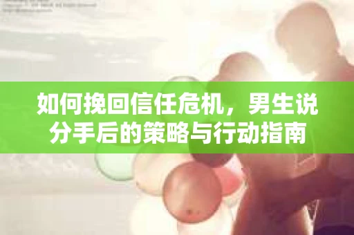 如何挽回信任危机，男生说分手后的策略与行动指南