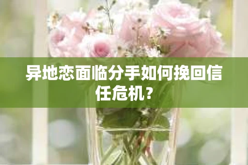 异地恋面临分手如何挽回信任危机？
