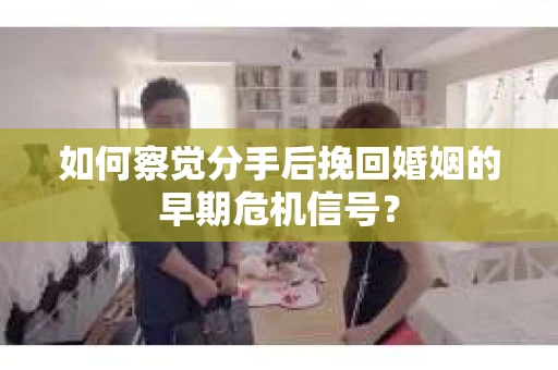如何察觉分手后挽回婚姻的早期危机信号？